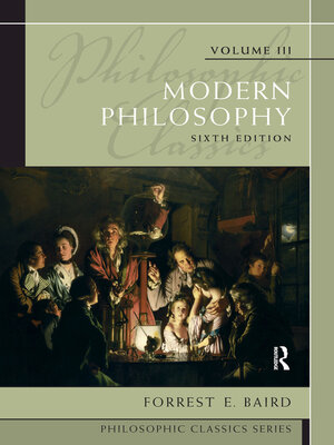 cover image of Philosophic Classics, Volume III
